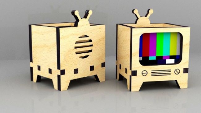 TV Shaped Box