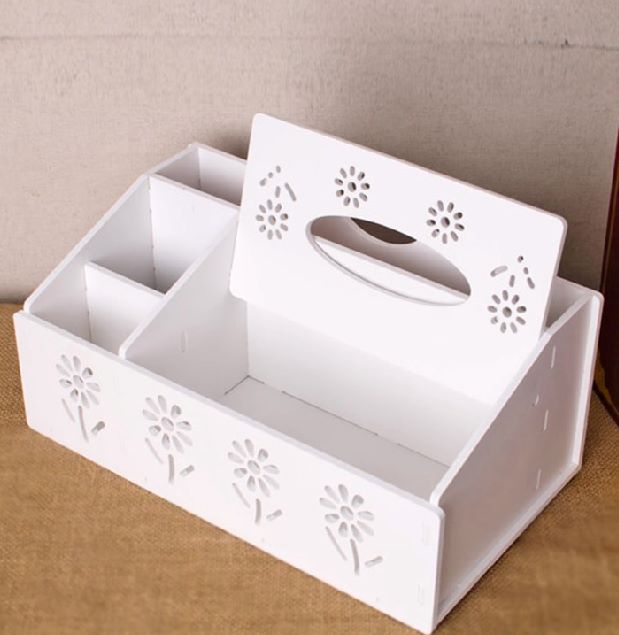 Tissue Box with Organizer