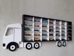 Truck Hot Wheels Display Shelf