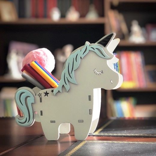 Unicorn Pen Stand Unicorn Desk Accessories