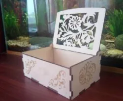 Wood Laser Cut Box Wood Puzzle Box 3mm-