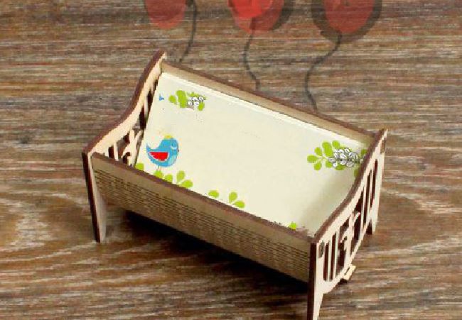 Wooden Business Card Holder