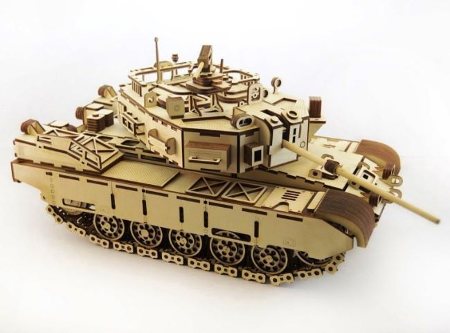 Wooden Tank 3D Puzzle