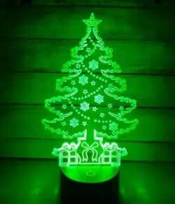 3D illusion led lamp Christmas