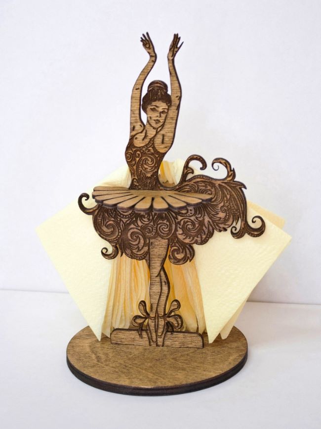 Ballerina Napkin Holder