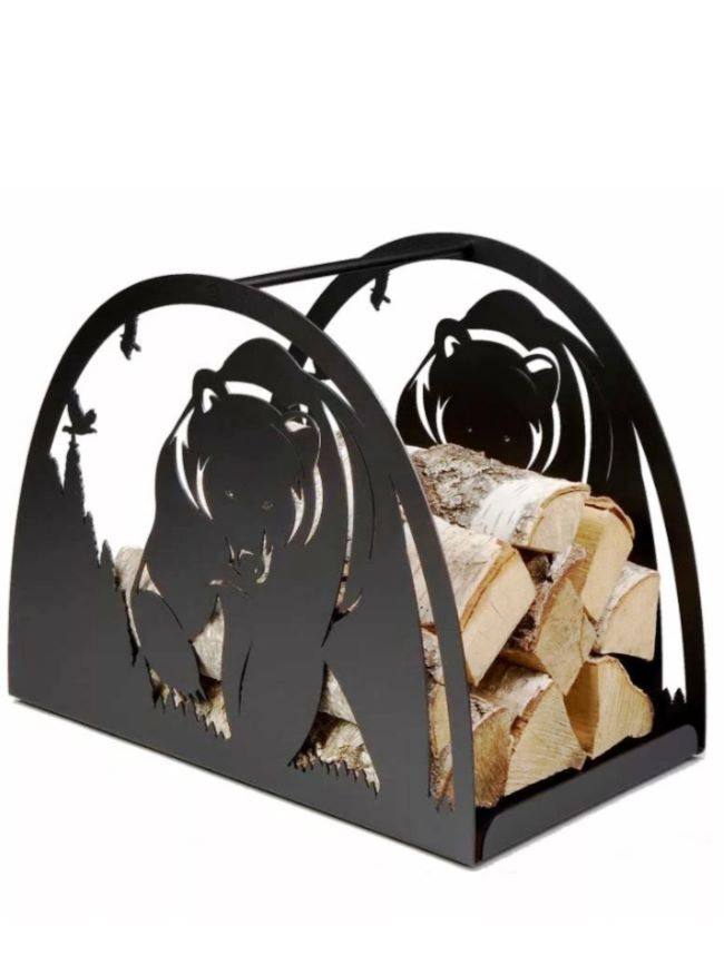 Bear Firewood Stand