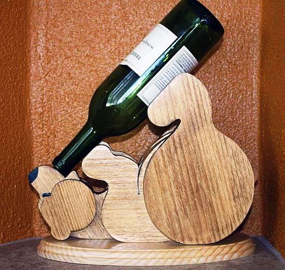 Bear Shape Wine Bottle Holder