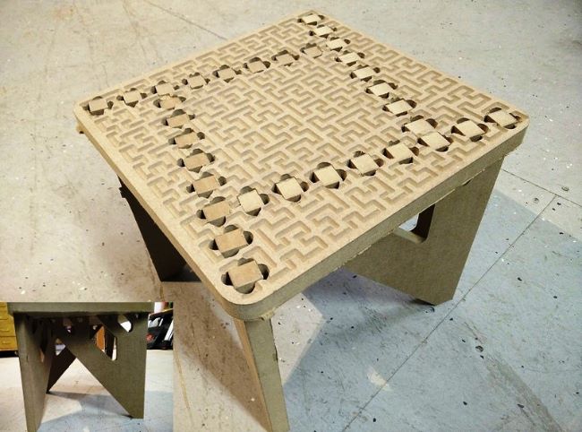 Binary tree foot stool