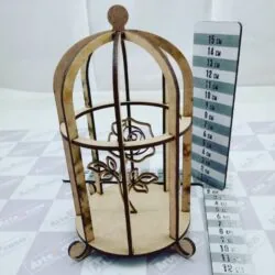 Bird Cage Decoration Cage With Flower