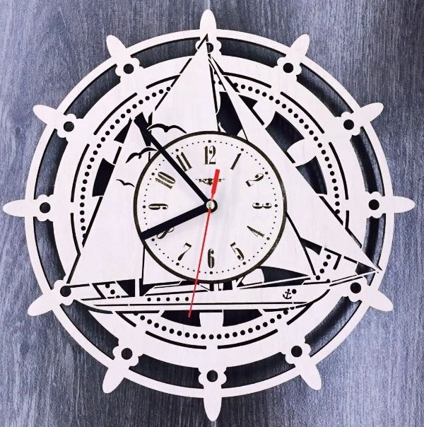 Boat wall clock