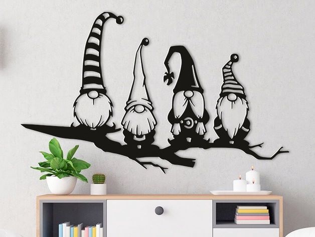 Branch Gnome Wall Decor