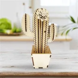 Cactus 3D Wooden Puzzle