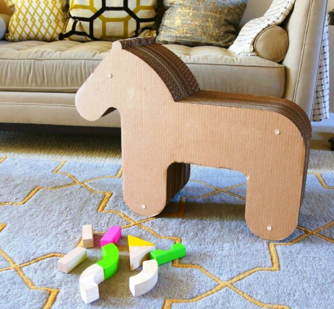 Cardboard Toy Horse