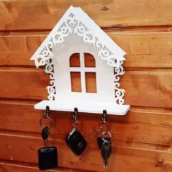 Decorative Key Holder With Shelf