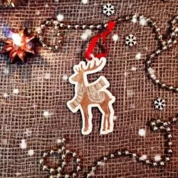 Engraved Christmas Animal Ornament