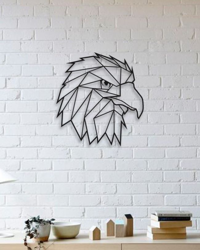 Geometric Eagle Wall Art