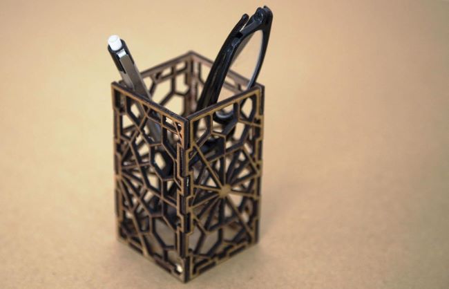 Geometric Pencil Holder