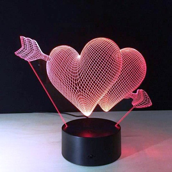 Heart 3D LED Night Light