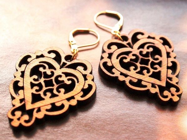 Heart earrings