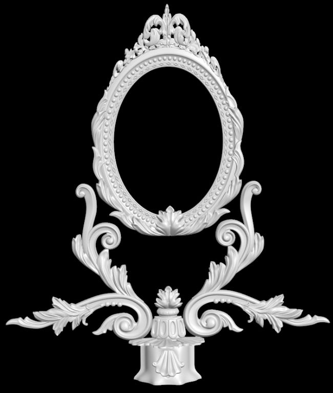 Mirror frame pattern