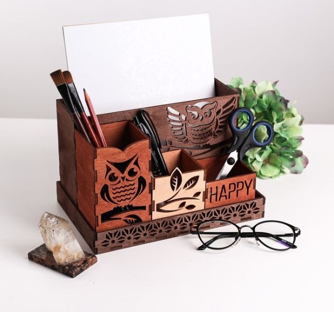 Owls Desktop Organizer