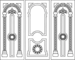 Pattern arabic door