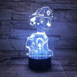 Paw Patrol 3D Acrylic LED Night Light Anime Toy Kids Gift