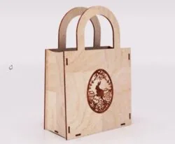 Personalized Gift Bag Wooden Bag 4mm