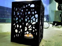 Plywood Lamp Candle Lantern