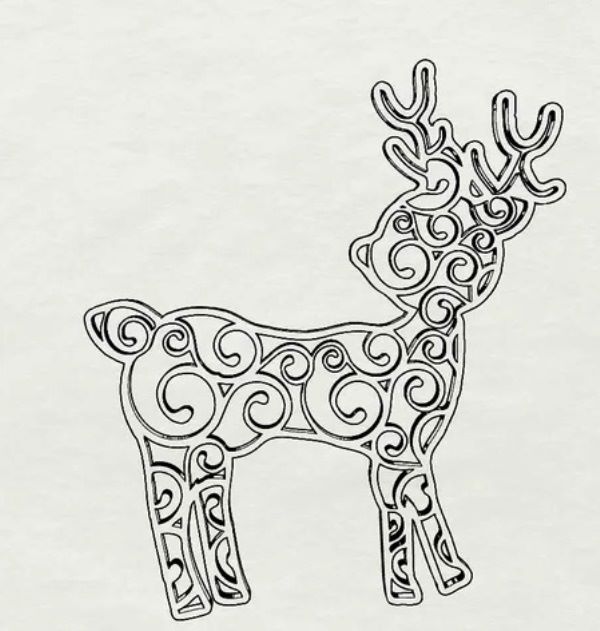 Reindeer Swirl