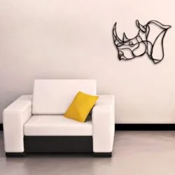 Rhino Wall Art Home Decor Ideas