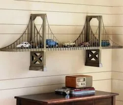 Shelf shaped bridge