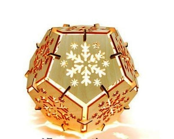 Snowflakes night light