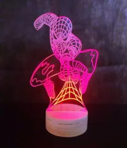 Spider Man LED Night Light 3D Lamp