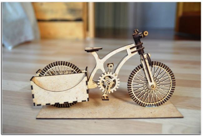 Wooden Organizer A Bike