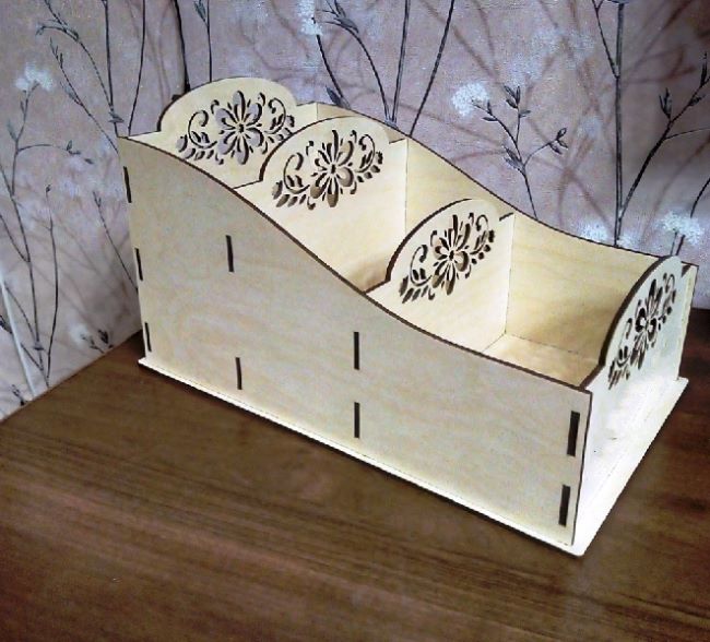 Wooden Spice Storage Rack