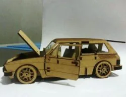 Wooden car