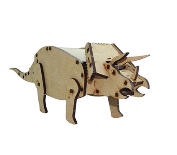 Wooden rhino