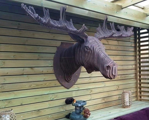 3D Deer head