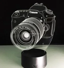 3D illusion led lamp canon