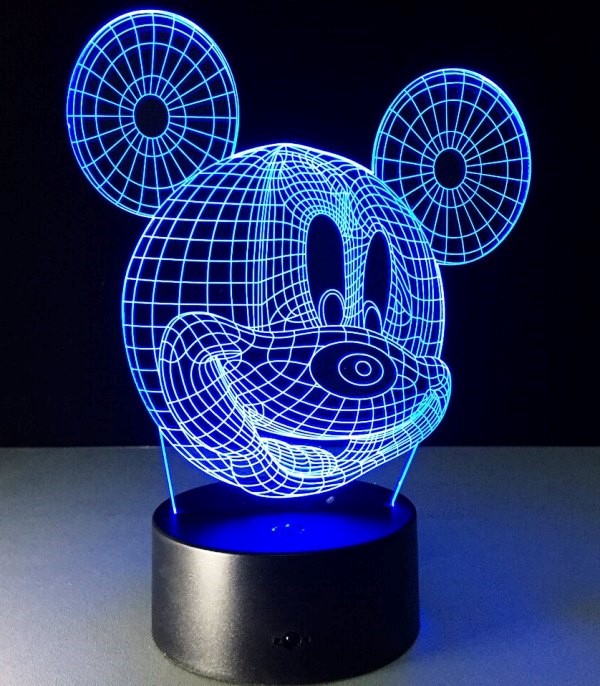 3D illusion led night light