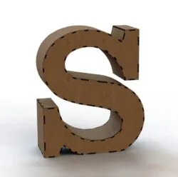 3d letter S