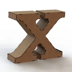 3d letter X