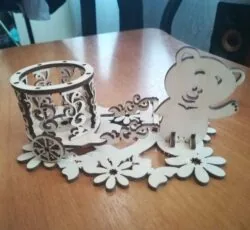 Bear napkin holder