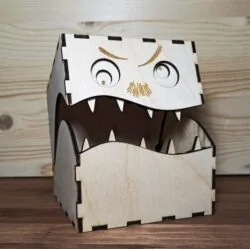 Box with teeth