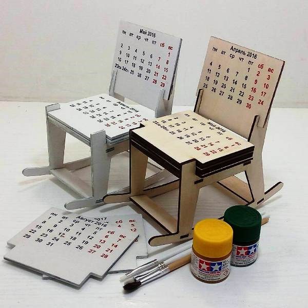 Calendar rocking chair