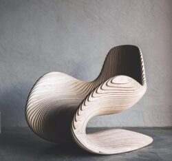 Curved chair