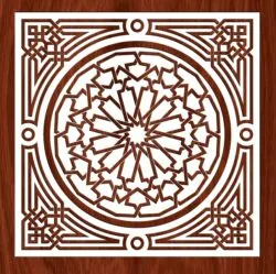 Decorative Arabic squares