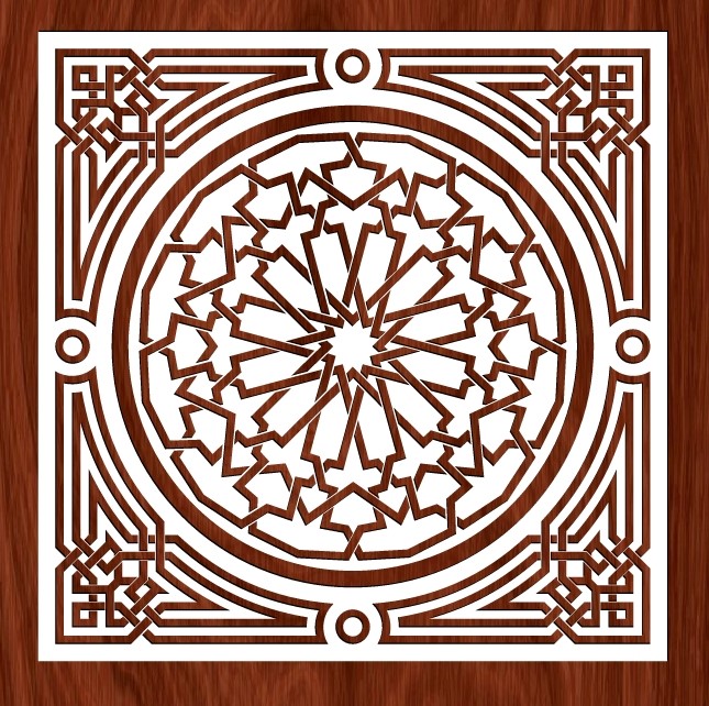 Decorative Arabic squares