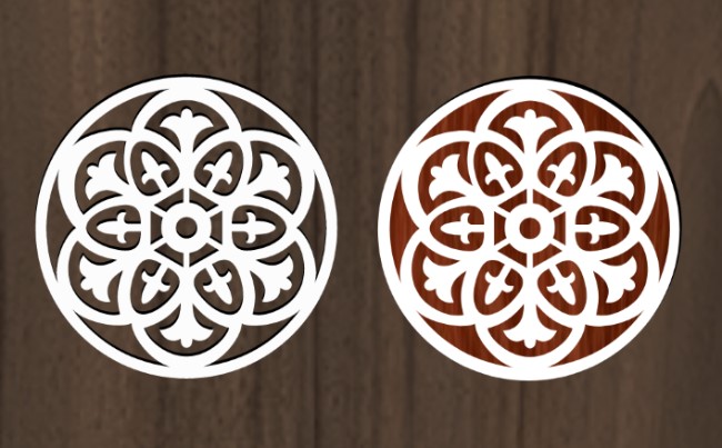 Decorative motifs circle